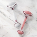Gua-Sha & Rouleau Visage en Quartz Rose