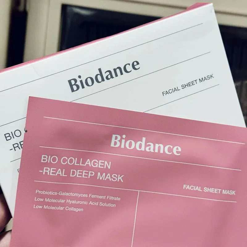 Biodance Collagen Face Mask Shrink Pores Deep Hydrating Moisturizing Mask Refreshing Brightening Tightens Facial Mask Skin Care