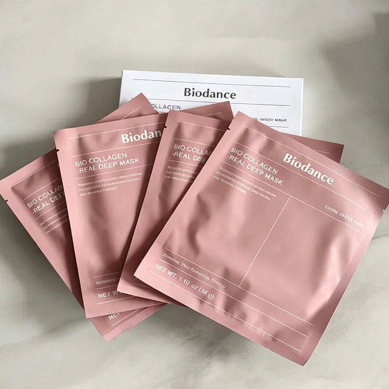 Biodance Collagen Face Mask Shrink Pores Deep Hydrating Moisturizing Mask Refreshing Brightening Tightens Facial Mask Skin Care